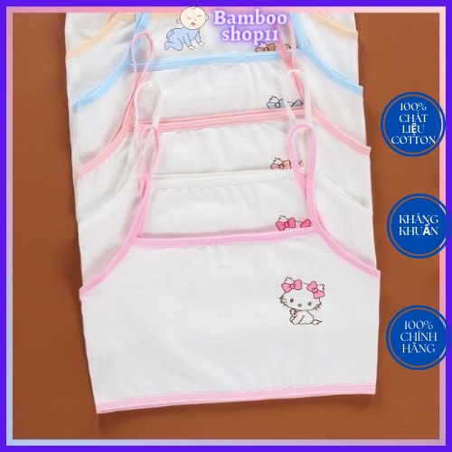 Áo lót nữ học sinh cấp 2 cấp 3 không đệm áo lót cho bé gái tuổi dậy thì bra học sinh chất cotton
