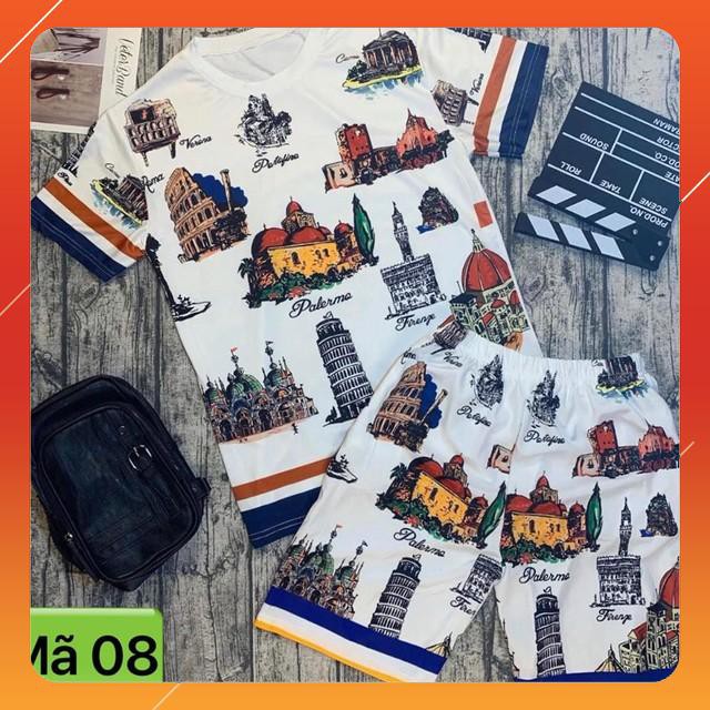 [ LẺ RẺ NHƯ BUÔN ] Bộ Nam in 3D cao cấp Mã 08 (ngôi nhà )