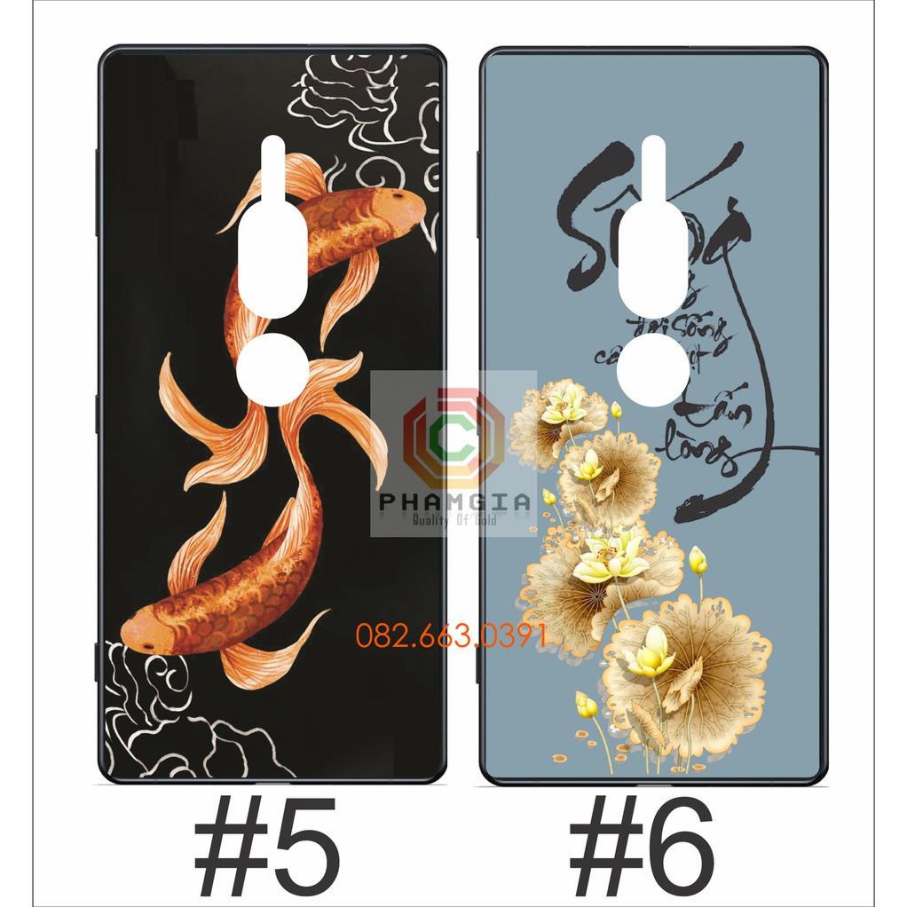 Ốp lưng Sony Xz2 / Xz2 Premium dẻo in hình thư pháp