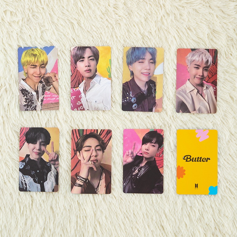 Ảnh card nhóm nhạc BTS - photo card BTS - Butter - hàng unoff