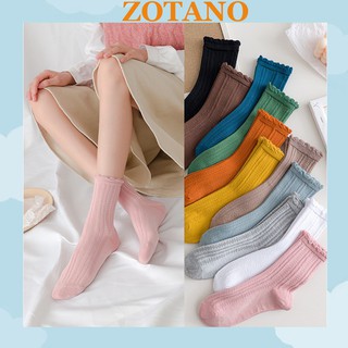 Tất vớ nữ len gân vintage nhiều màu cực đẹp TN77