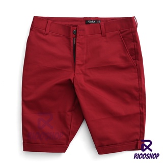 Quần short kaki nam nhiều màu cực đẹp RPS040 đỏ đô