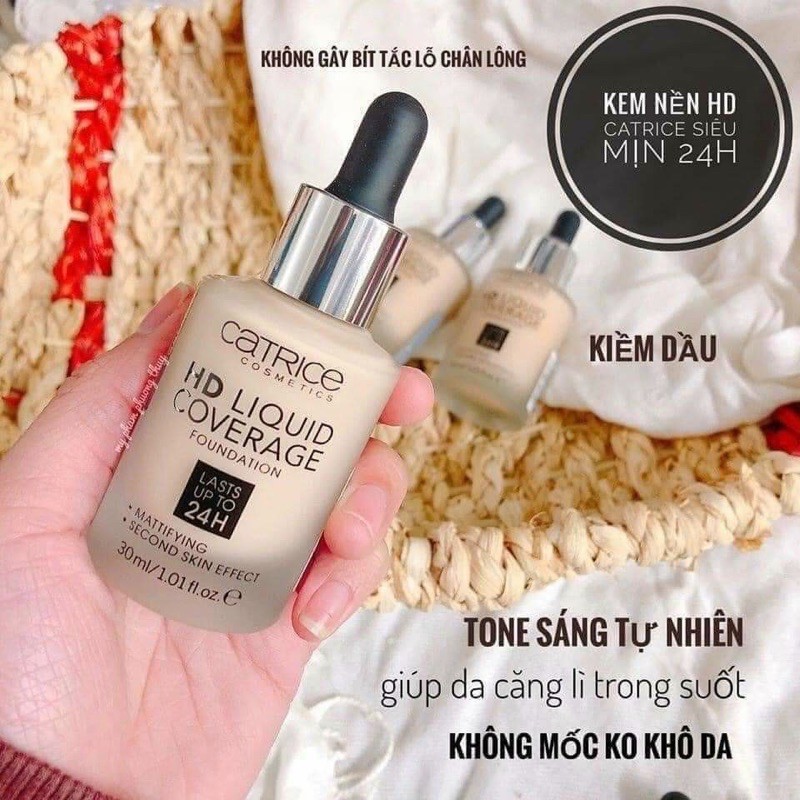 Kem nền Catrice Hd 24h