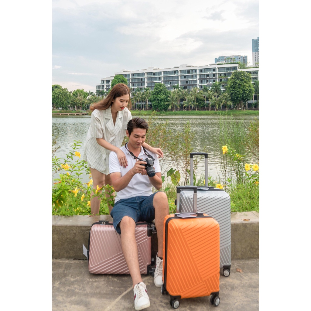 Vali kéo du lịch cao cấp UZO-203 kích thước 20, 24 inch chính hãng Hùng Phát - Bảo hành 5 năm  - Valiking