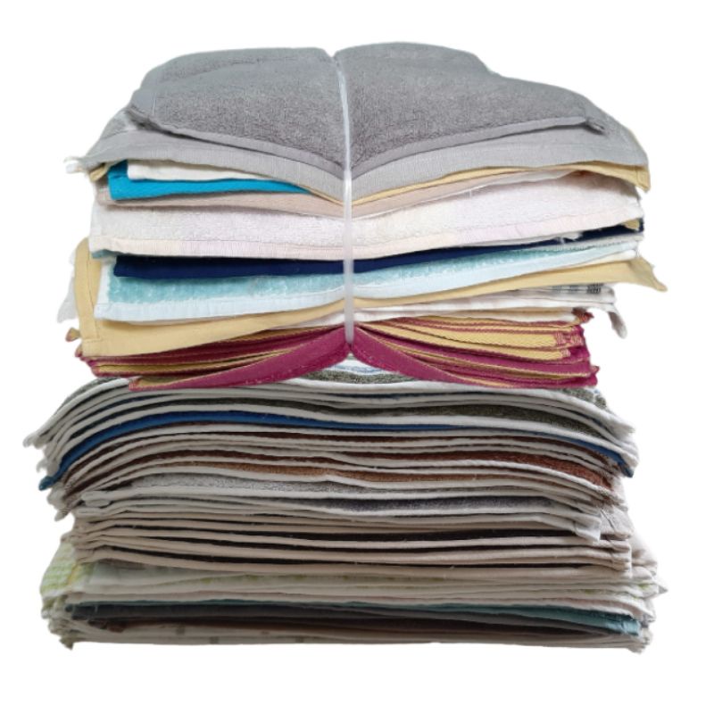 Khăn lau  cotton 100% bán theo cân bó 0.5kg - Quang Hoa Co