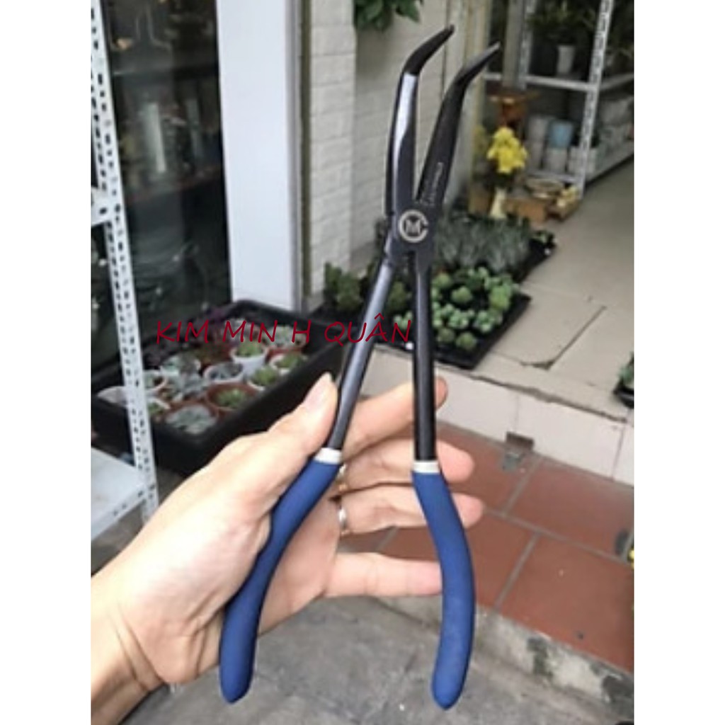 Kìm Mỏ Nhọn Dài Miệng Cong 90 Độ 275mm/11&quot; B0053-11 CMart