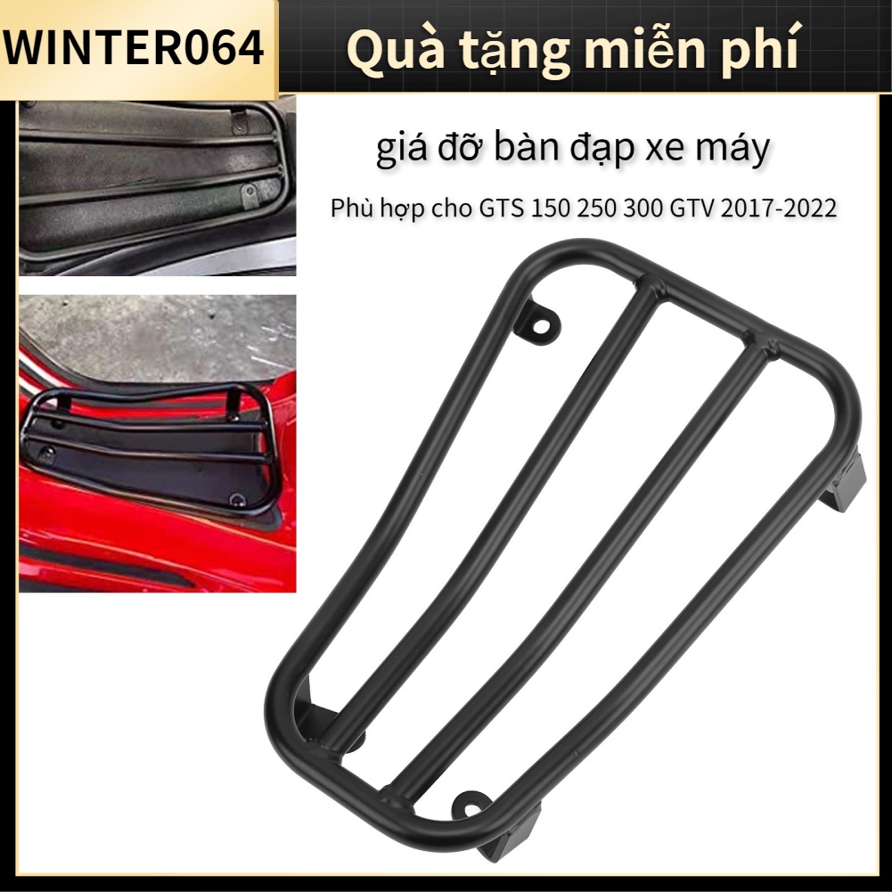 Xe máy Scooter Giá để chân đỡ hành lý cho GTS 150 250 300 GTV 2017‑2022 Winter064