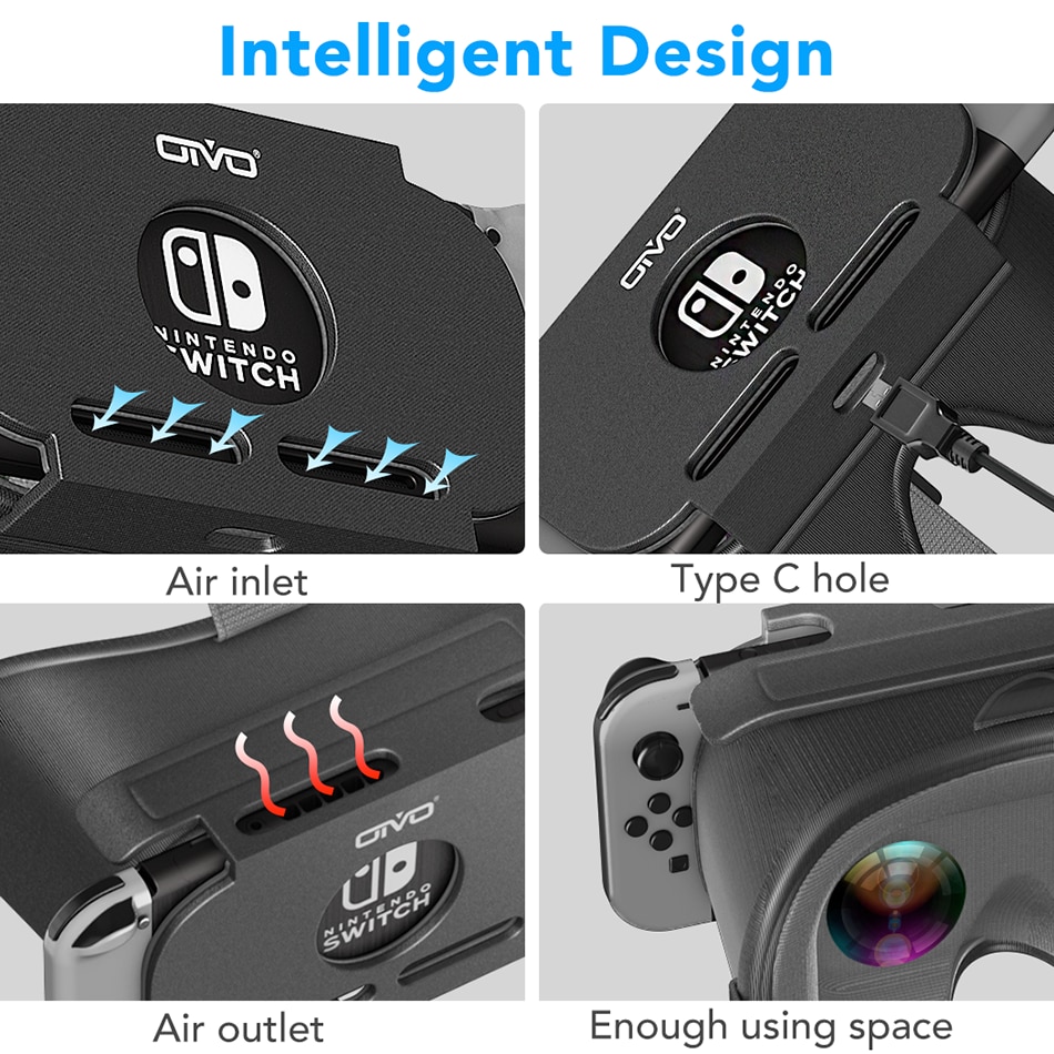 Kính Thực Tế Ảo VR 3D Dành Cho Nintendo Switch Lite