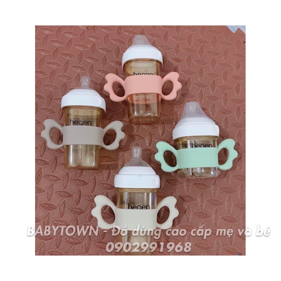 Tay cầm bình sữa silicon cánh tiên