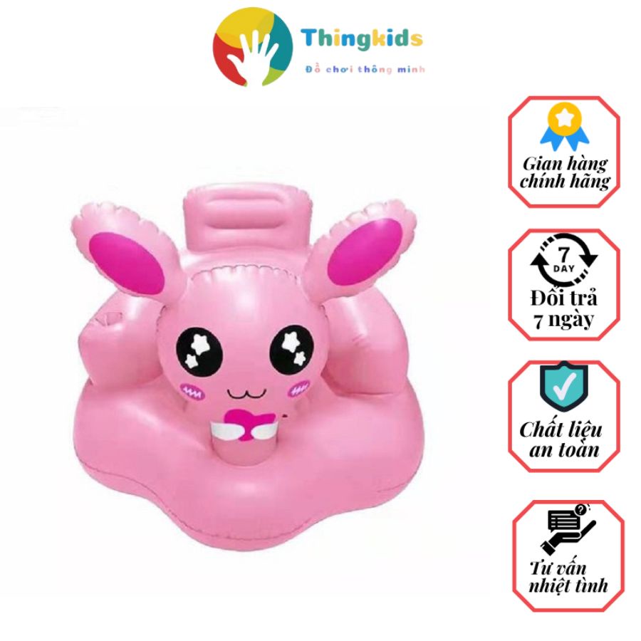 Ghế hơi cho bé tập ngồi an toàn cho bé có thể gấp gọn - Thingkids