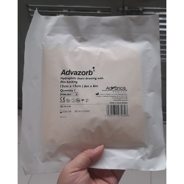 MIẾNG DÁN HÚT DỊCH  ADVAZORB CHO VẾT THƯƠNG BỊ LỞ LOÉT