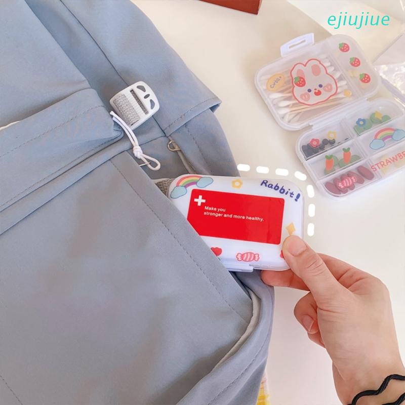 Hộp đựng thuốc mini 8 ngăn thiết kế nhỏ gọn tiện dụng đa năng