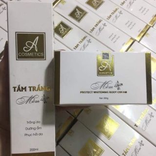 Combo kem mềm và tắm trắng A