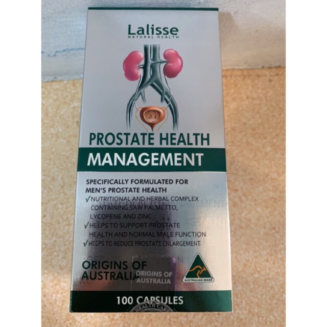 Viên uống hỗ trợ chức năng tuyến tiền liệt Lalisse Prostate Management của Úc 100 viên