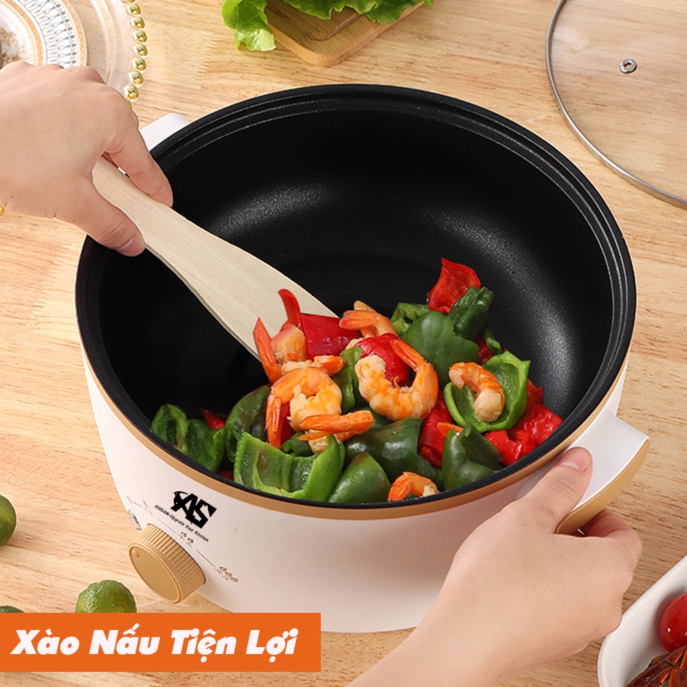 Nồi điện đa năng AGISAN NL-09 có lớp chống dính vân đá có thể chiên, xào, nấu cơm..bảo hành 6 tháng[NL09]