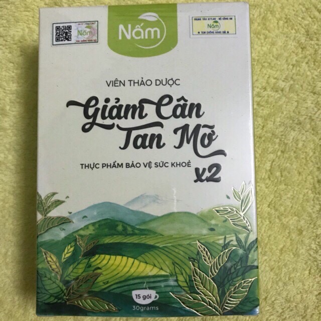 [ Chính hãng] Nấm giảm cân tan mỡ X2 bao test