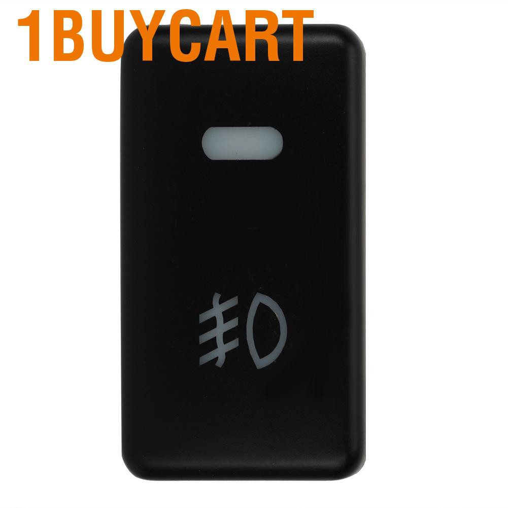 1buycart 12V 4-Pole Push Button Switch for Toyota with LED Background Indicator Lights