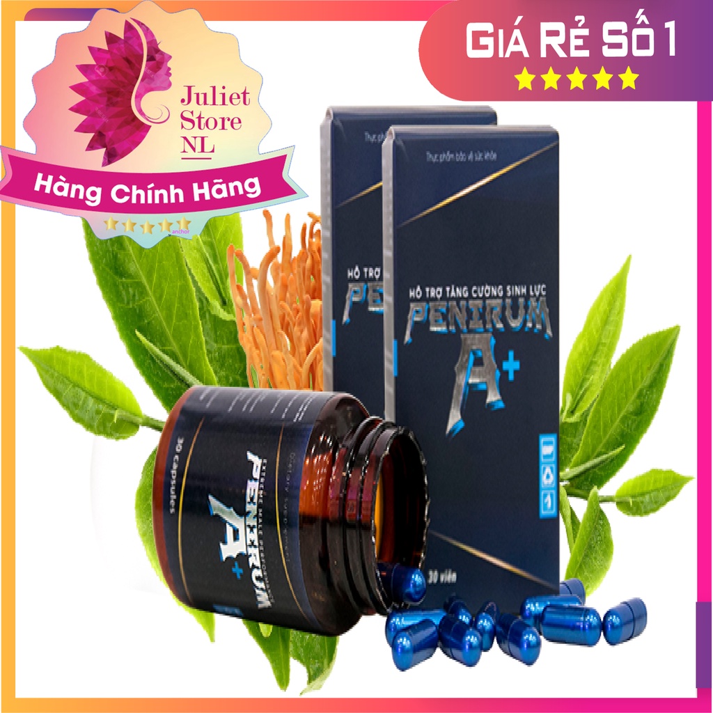 PENIRUM A+ VIÊN UỐNG TĂNG CƯỜNG SINH LÝ QUÝ ÔNG CỰC MẠNH CỰC NHANH HIỆU QUẢ THẦN TỐC PENIRUM A CHÍNH HÃNG