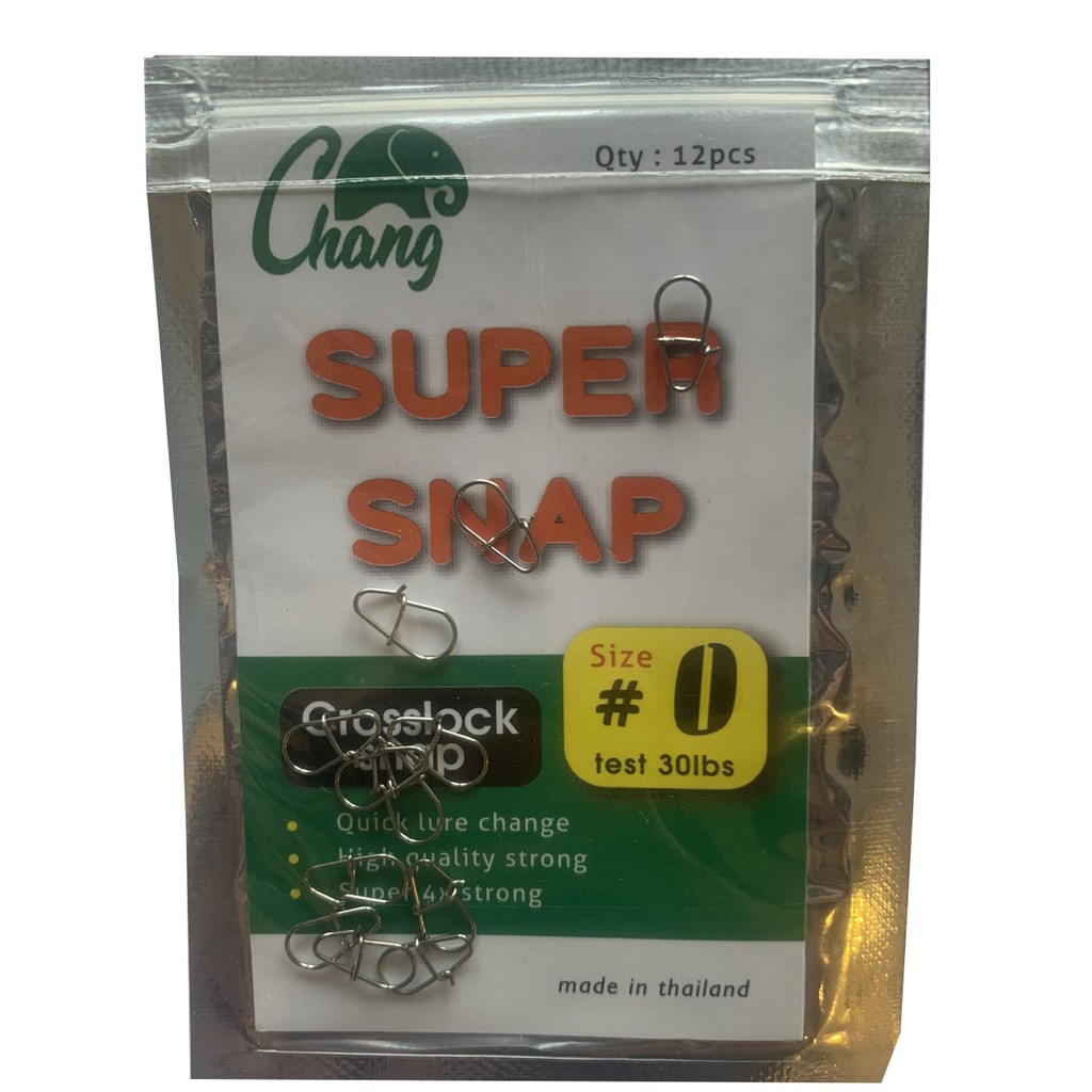 [SIÊU BỀN] khóa lure snap SUPER SNAP, móc khóa snap hook, khóa ma ní câu cá, khóa link câu cá giá rẻ