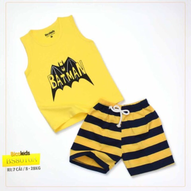 Bộ sát nách cotton 8kg - 28kg