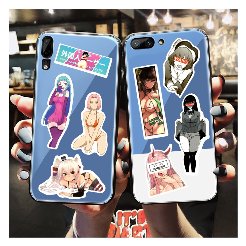 Bộ 200 / 100 Hình Dán Anime Chống Thấm Nước