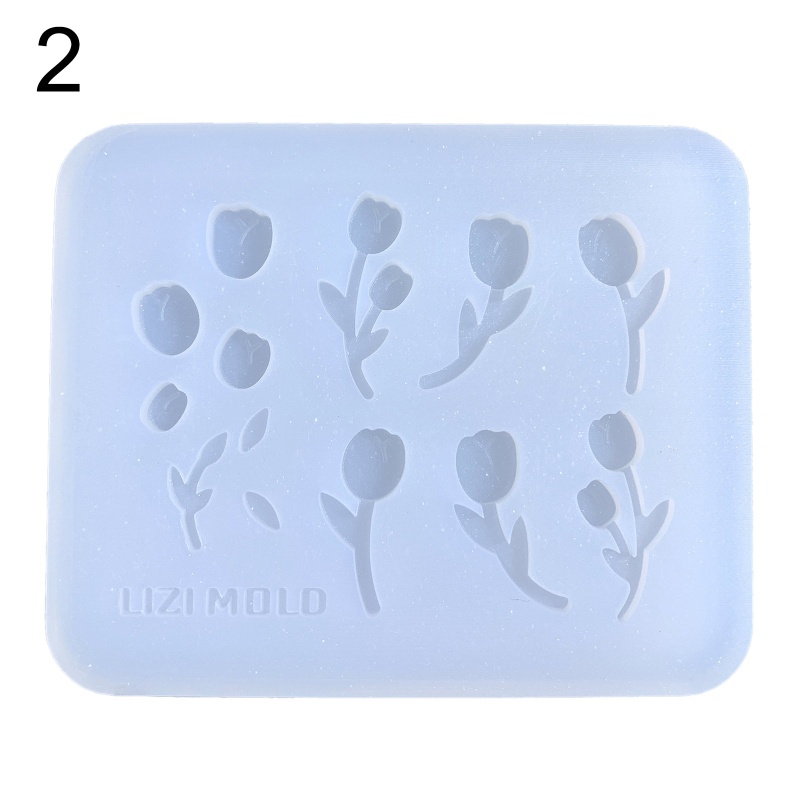 Khuôn Silicone Đổ Nhựa Resin Hình Bông Hoa