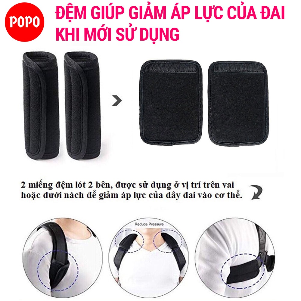 Tấm đệm lót đai chống gù lưng SPORTY BC1 giảm áp đai chống gù lưng thoáng khi, mềm mại