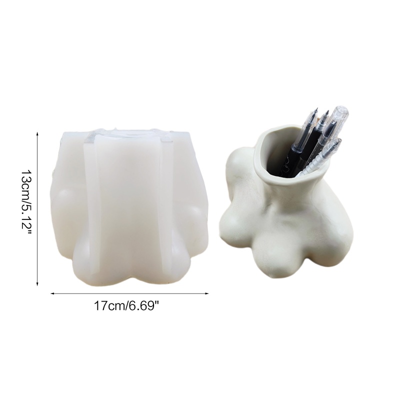 Khuôn Silicone Làm Chậu Hoa / Chậu Cây Hình Cơ Thể Người Độc Đáo DIY