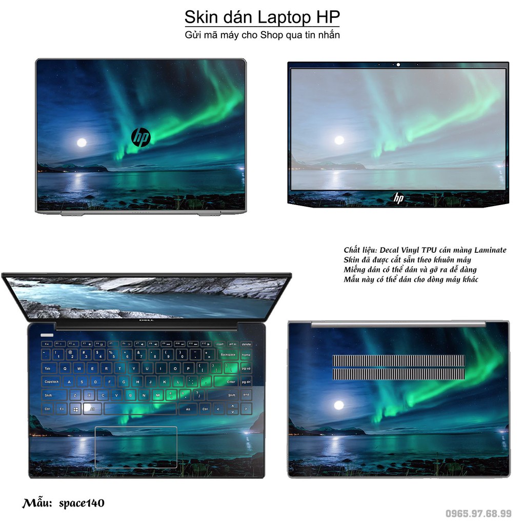 Skin dán Laptop HP in hình không gian _nhiều mẫu 24 (inbox mã máy cho Shop)