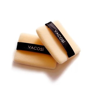 Bông phấn khô vuông nhỏ Vacosi BP02 bịch 2 miếng