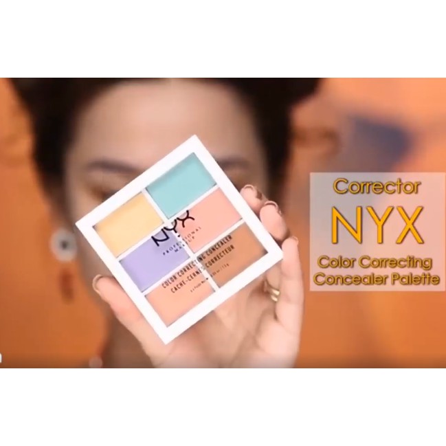 BẢNG CHE KHUYẾT ĐIỂM 6 Ô NYX Color Correcting