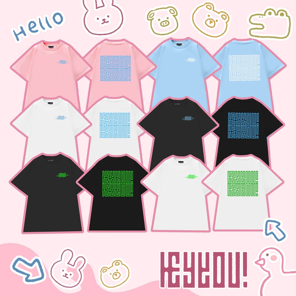 Áo thun HEYYOU HEARTBEAT 2021 T-SHIRT COLLECTION