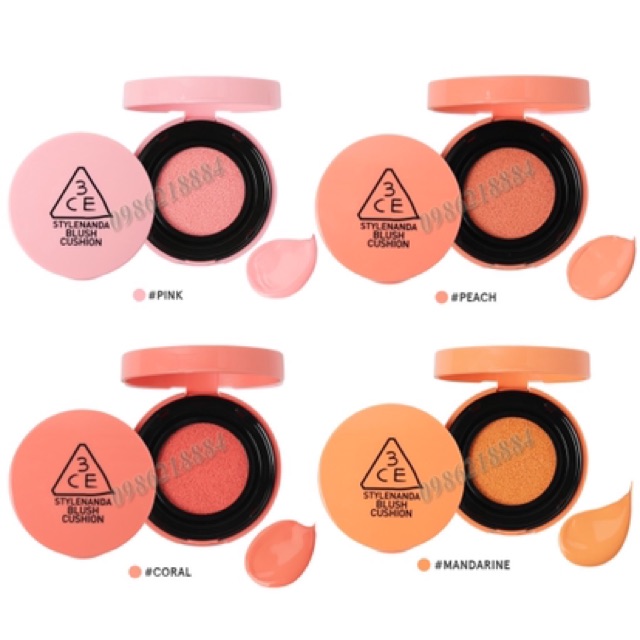 Má hồng dạng cushion 3CE Blush cushoin