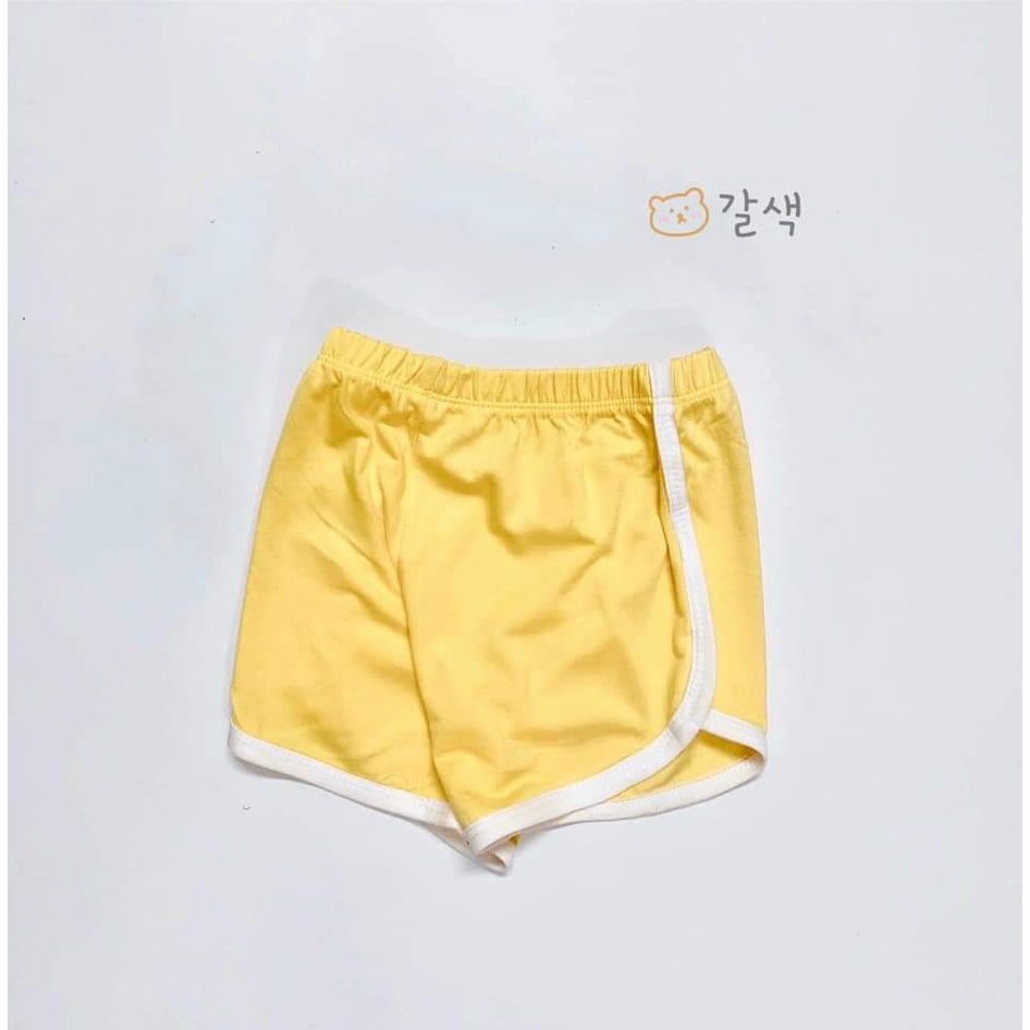 Quần đùi chục trẻ em, Quần cộc Minky Mom chất thun lạnh cực mát cho bé gái, bé trai 8-18kg - Umee kids