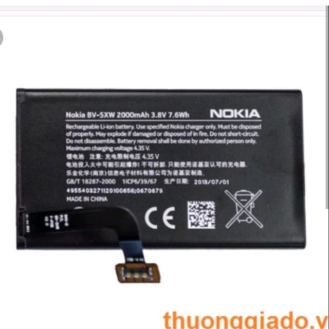 Pin thay lumia 1020