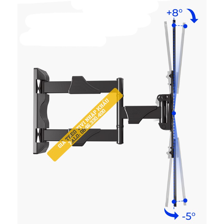 Giá treo tivi xoay góc NB P4 32 - 55 inch - Hàng Chính Hãng