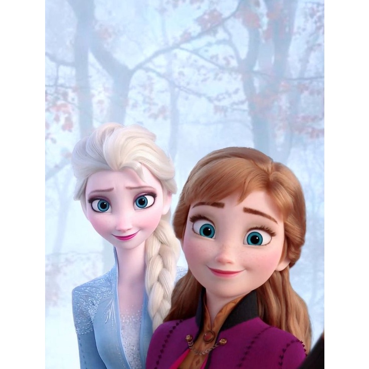 Mặt nạ Frozen nữ hoàng băng giá Elsa, Anna có nhạc hóa trang Halloween cho bé