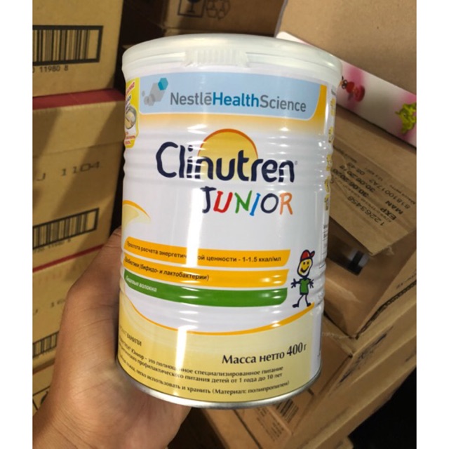 Sữa tăng cân Clinutren Junior 400g Nga