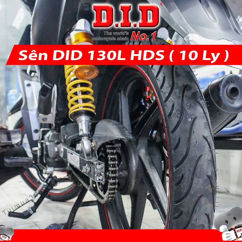 Sên rời 130L DID HDS Sên đen 10Ly Thái Lan