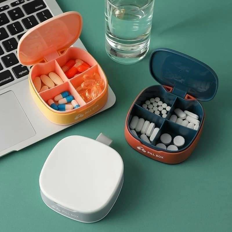(Sẵn) Set 2 hộp đựng thuốc bỏ túi