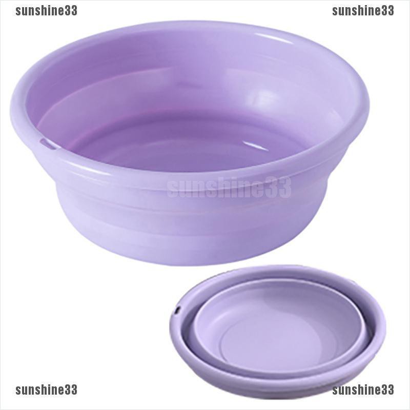 Chậu Rửa Chân Bằng Silicone Có Thể Xếp Gọn Tiện Dụng Khi Đi Cắm Trại