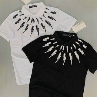 Áo Polo Neil Barrett tia sét mới 2021 - Áo thun nam cổ bẻ - Áo tia sét
