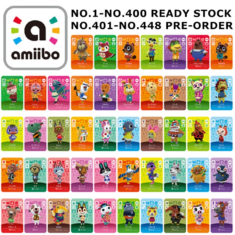 Animal Crossing Amiibo Series 5 New Horizons Bộ 5 thẻ game hình động vật Raymond Judy Shisha for Switch | BigBuy360 - bigbuy360.vn