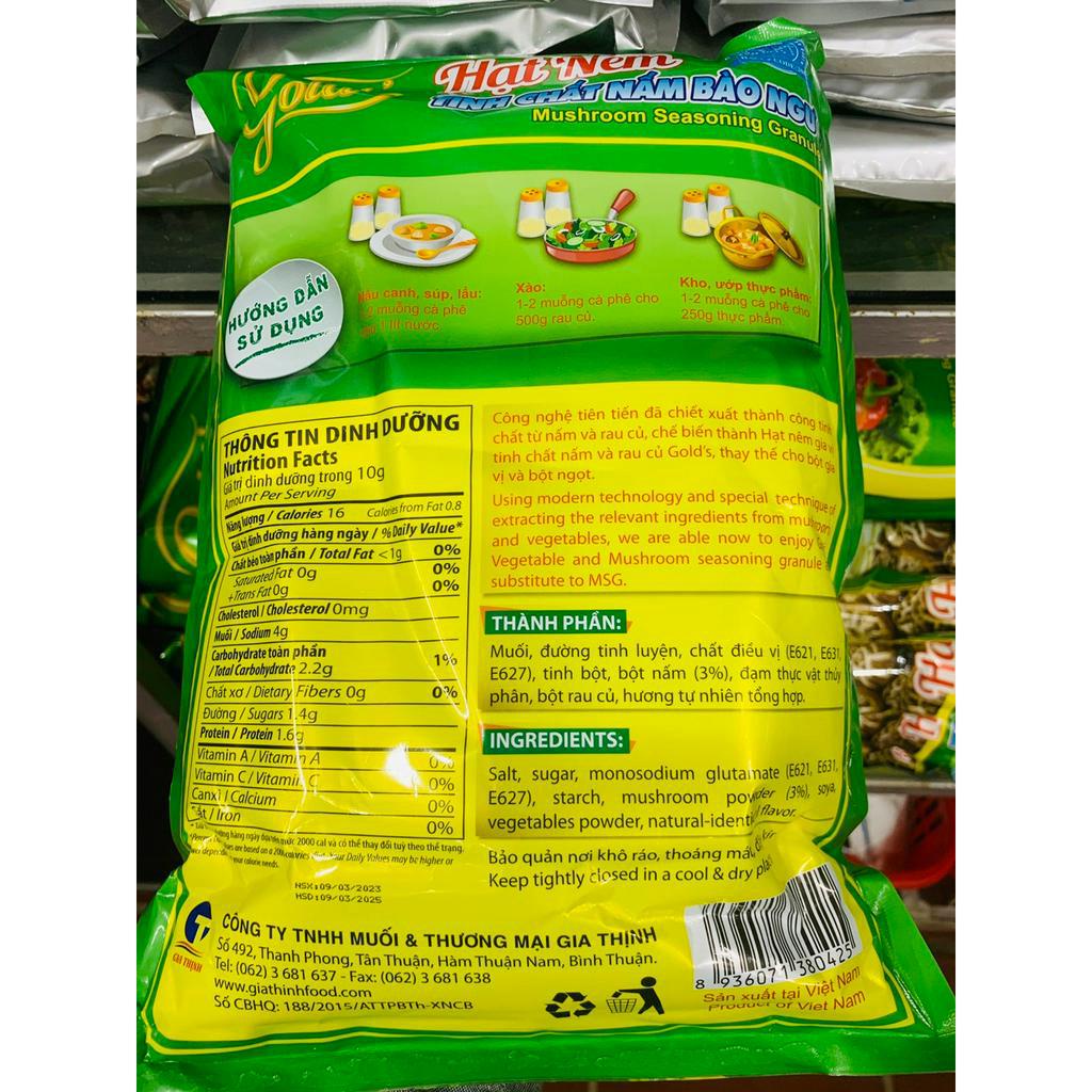 Hạt nêm Nutri nấm bào ngư và rong biển