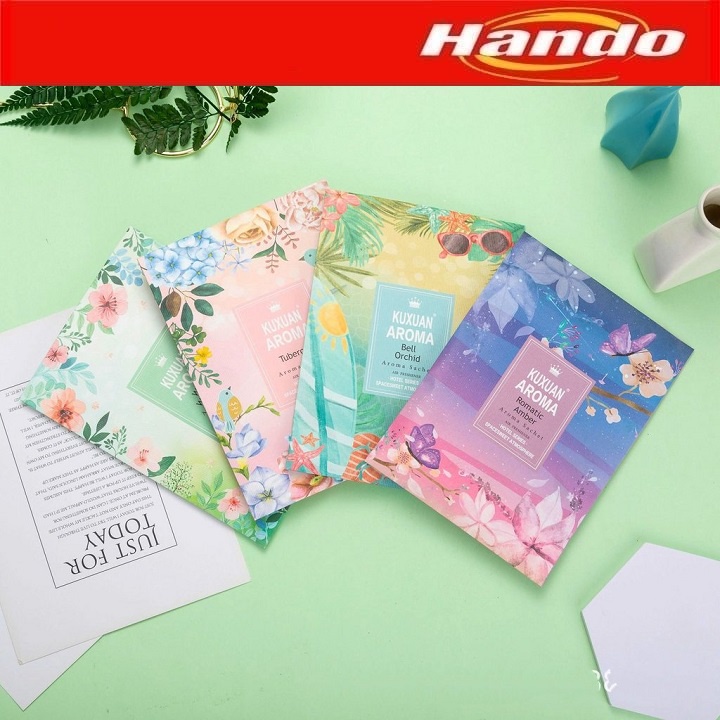 Túi thơm treo phòng ngủ, phòng tắm, tủ quần áo KUXUAN AROMA Hando 10g