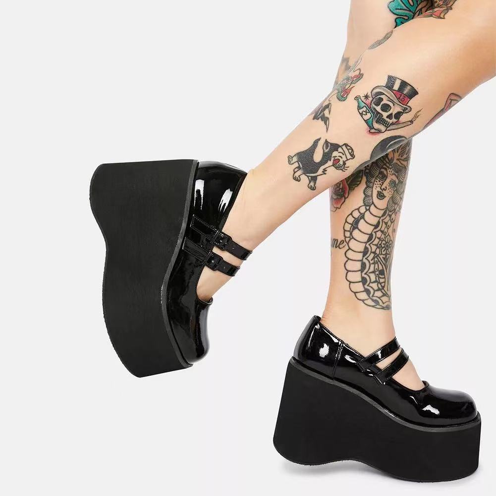 Giày Cao Gót Phong Cách Lolita Dễ Thương Ngọt Ngào Cho Nữ