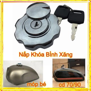 Bộ Nắp khóa bình xăng 💎 Phù hợp cho bình Móp bé, CD50/70/90
