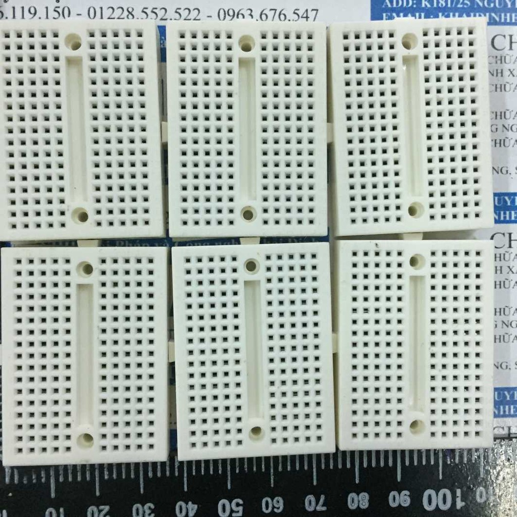 3 cái TEST BOARD nhựa trắng SYB-170 170 lỗ kde3271