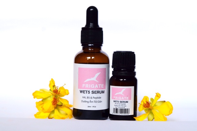SERUM WET5 FRIGATE 30ML - CẤP ẨM TỐI GIẢN VỚI HYALURONIC ACID, VITAMIN B5, PEPTIDE