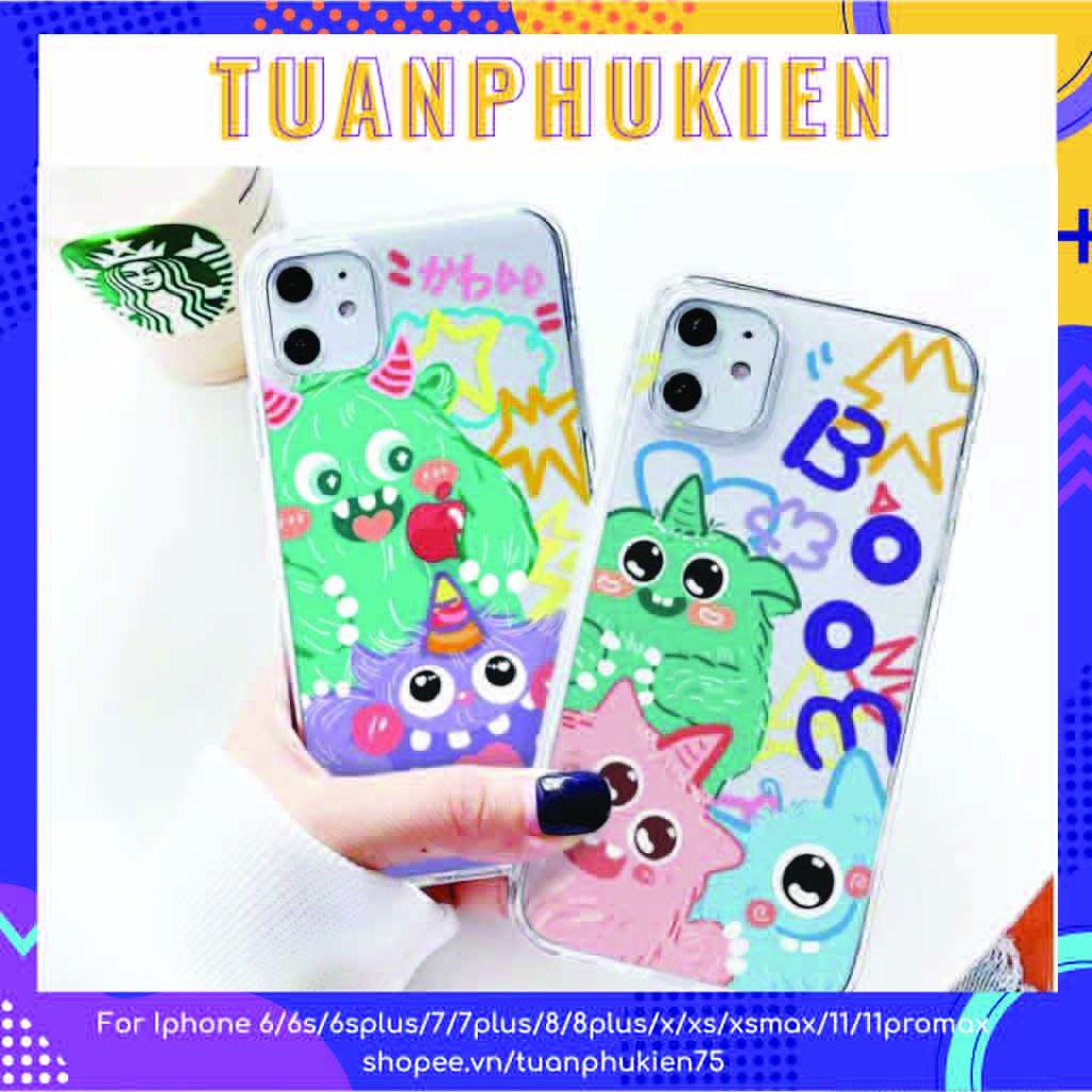 Ốp Lưng Iphone ⚡ Ốp Lưng Điện Thoại Iphone Bala Boom ⚡ Full Size Từ Iphone 6 - 11 Promax - Tuấn Case 75